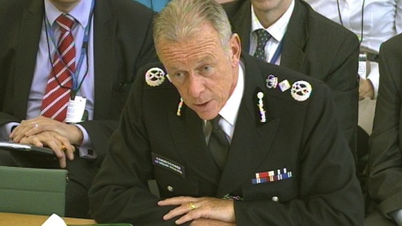 Metropolitan Police Commissioner Sir Bernard Hogan-Howe